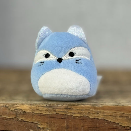 Squishmallow Squishville - Arctic Fox Blue Mini Plush Kendra Sparkly Ears