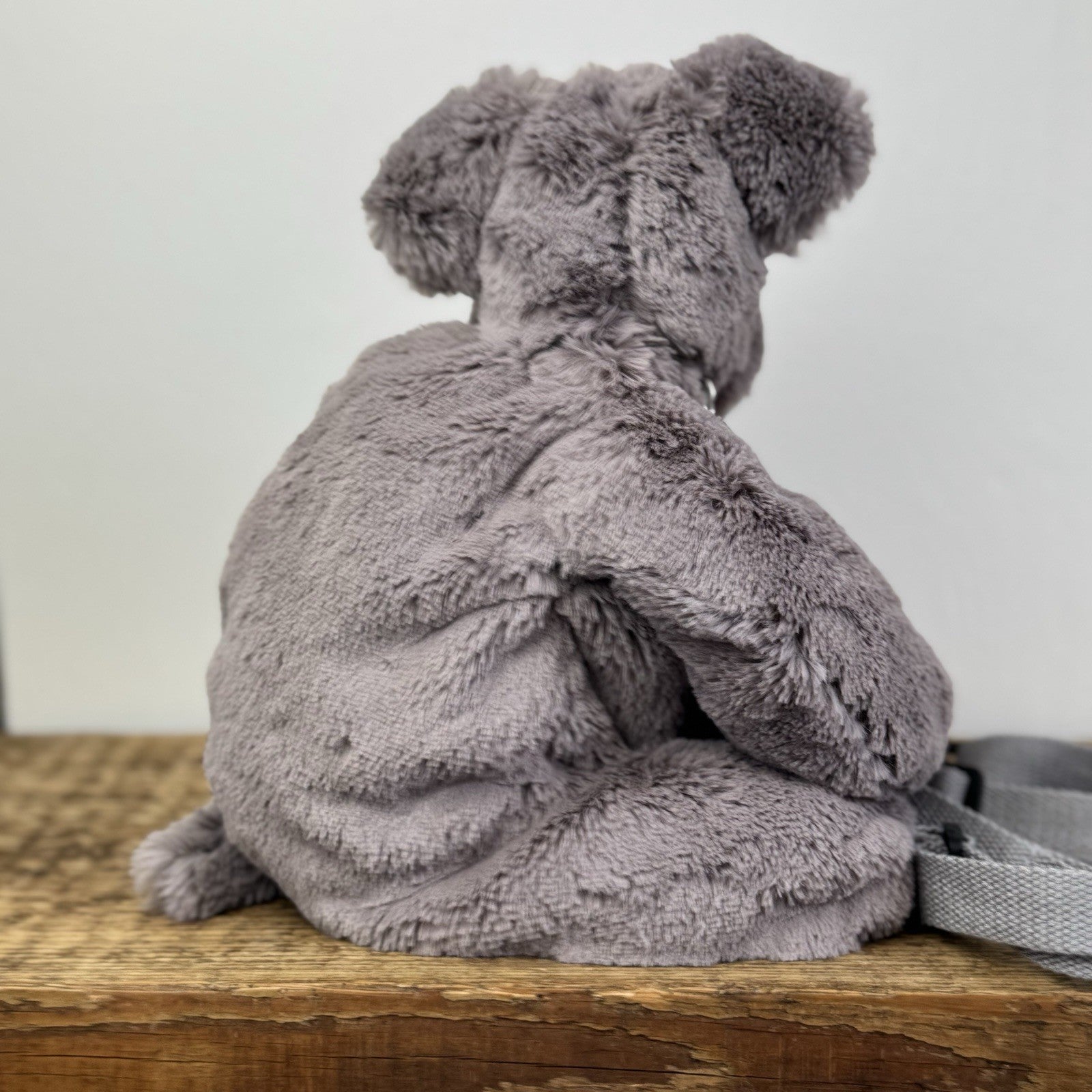 Jellycat Huggady Dog Rucksack - New Without Tags Grey Dog Bag Rare Retired NWOT
