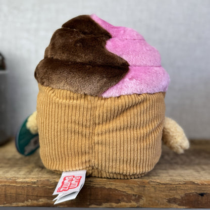 BumBumz SugarBumz Cooper The Cupcake - Russ Cupcake Beanie Soft Toy NWT 7.5"