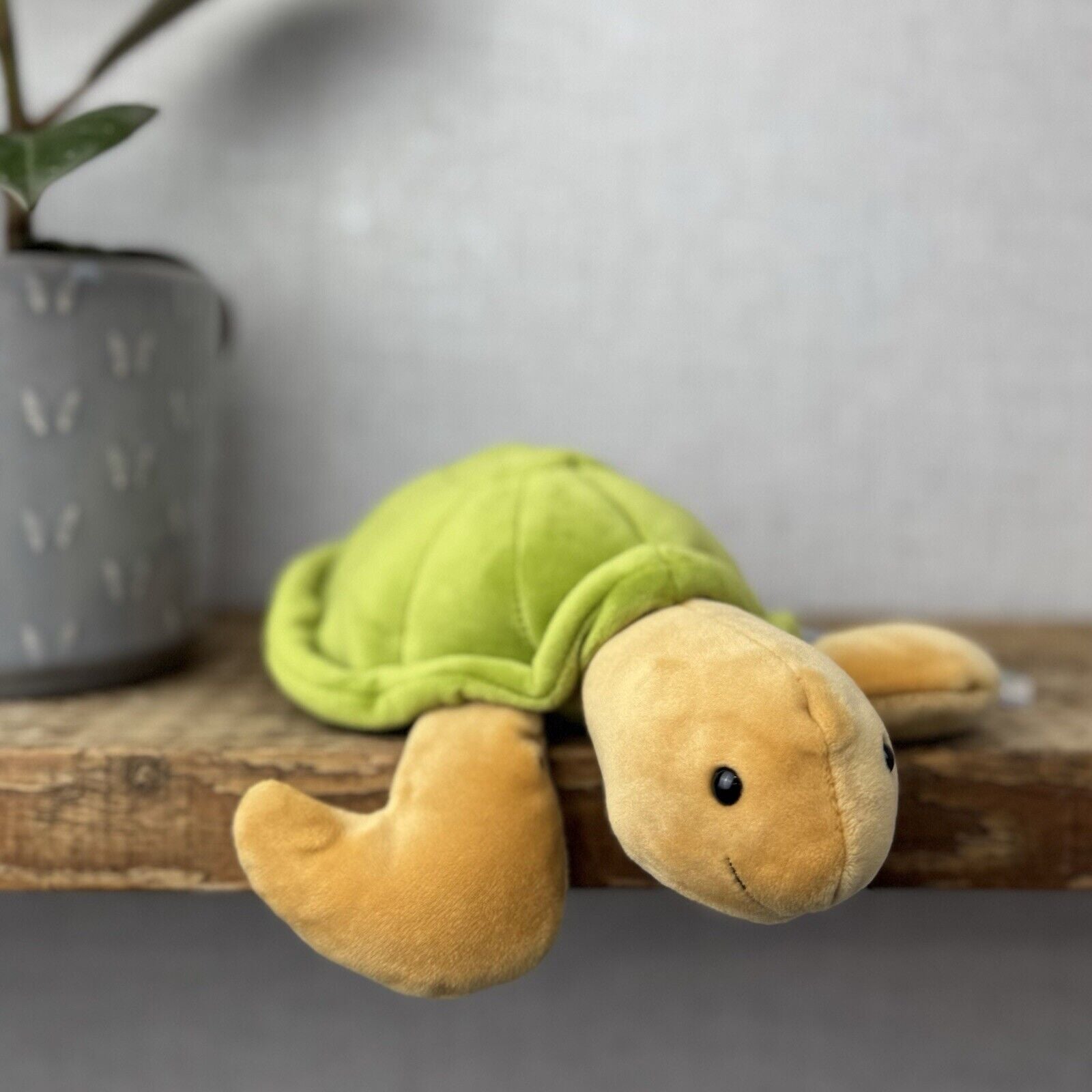 Jellycat Large CeeCee Turtle - Large Velour Turtle Beanie Plush Retired Sea 12"