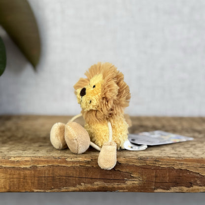 Jellycat Lion Jungle Babbler Vintage Soft Plush Toy Retired 4.5" (working Order)