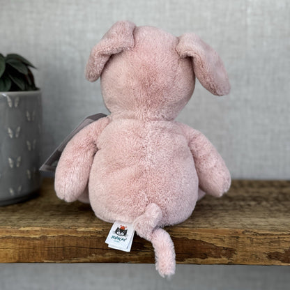 Jellycat Nimbus Pig - Chunky Retired Pink Piglet Soft Toy Plush Rare 9”