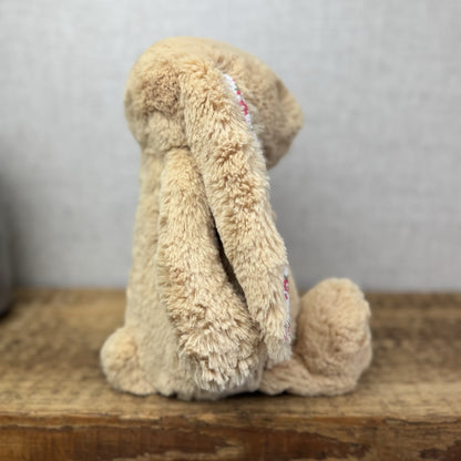 Jellycat Medium Bashful Honey “Blossom” - Rare Medium Honey With Custom Ears 12”