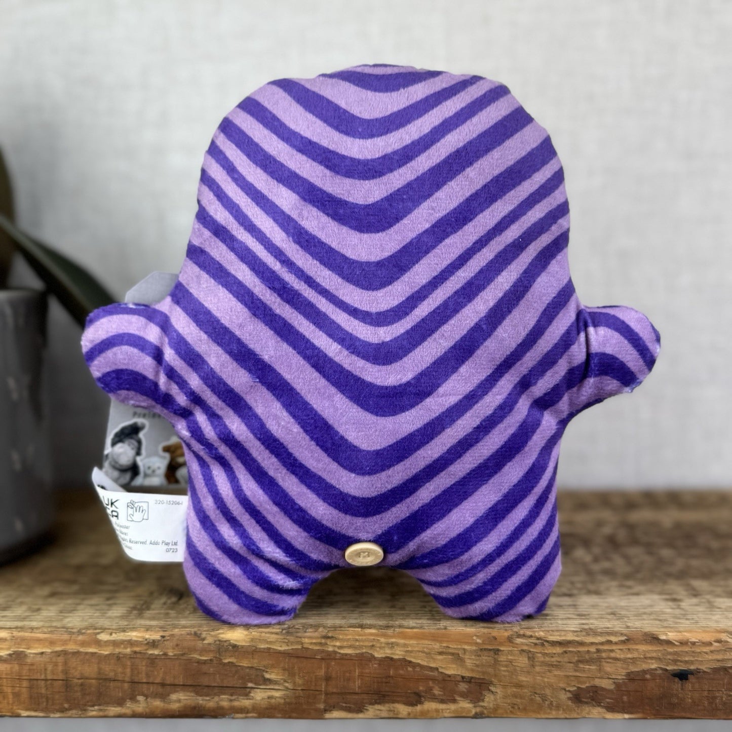 Fuggler Oogah Boogah Purple Stripe Smooth Soft Fuggler Soft Toy Plush