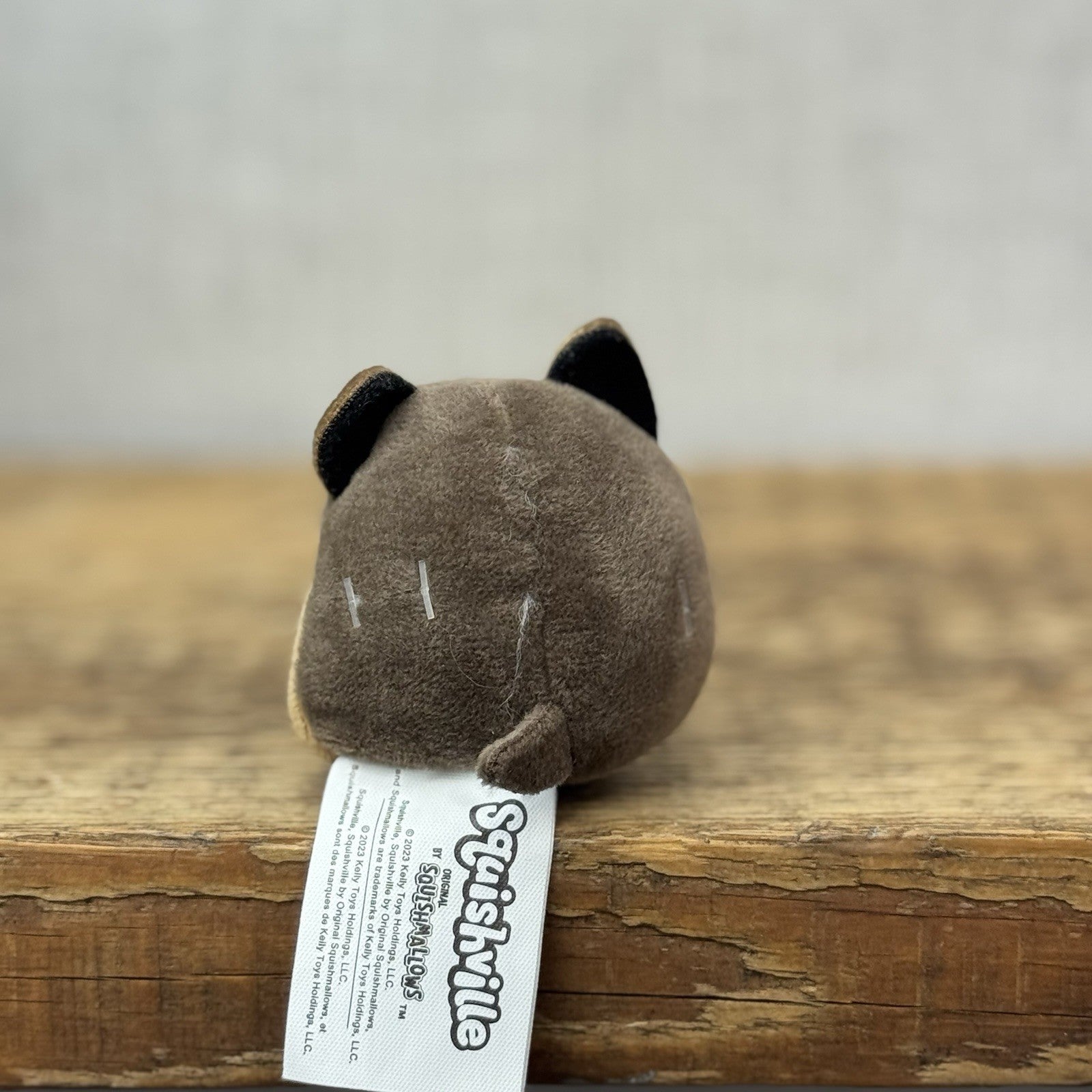 Squishmallow Squishville - German Shepherd Dog Varsity Squad Mini Dog Plush 2"