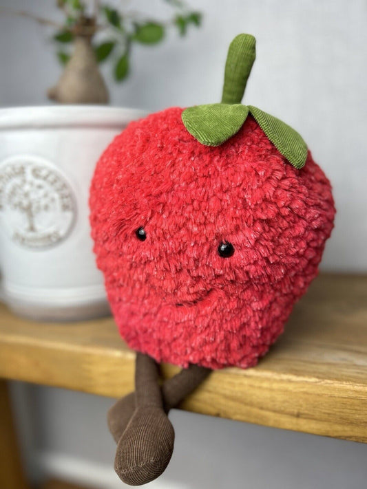Jellycat Amuseables Strawberry Large - OG Strawberry - Large  (4 Leaves)