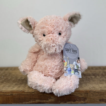 Jellycat Millyboo Piglet - Curly Cute Piglet Pink Soft Toy Rare Vintage 10"