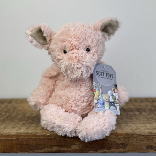 Jellycat Millyboo Piglet - Curly Cute Piglet Pink Soft Toy Rare Vintage 10"