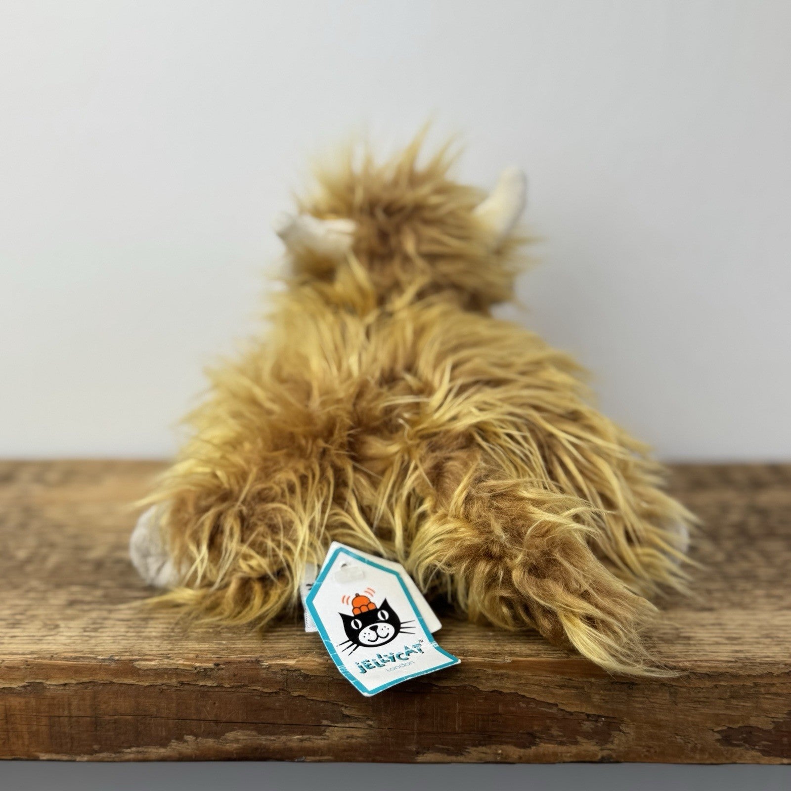 Jellycat Small Truffles Highland Cow - Small Pillow Soft Toy Vintage 7" With Tag