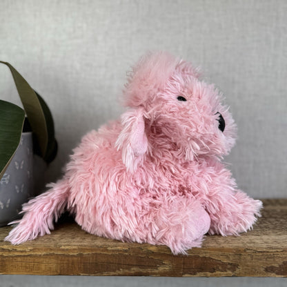 Jellycat Pink Truffles Puppy Dog  - Truffles Puppy Soft Pink NWOT Cushion 14”
