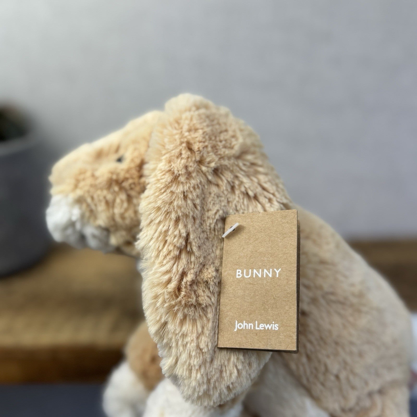 Jellycat Loppy Oatmeal Bunny - John Lewis Exclusive New With Tags Medium 12"