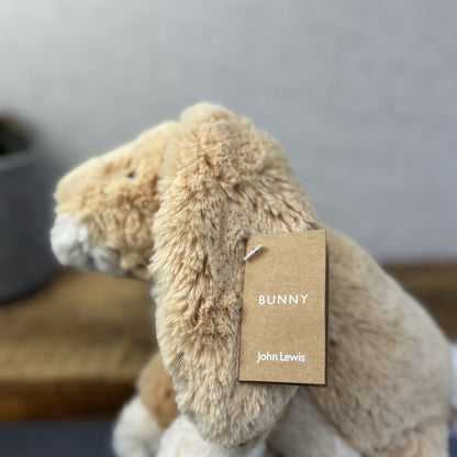 Jellycat Loppy Oatmeal Bunny - John Lewis Exclusive New With Tags Medium 12"