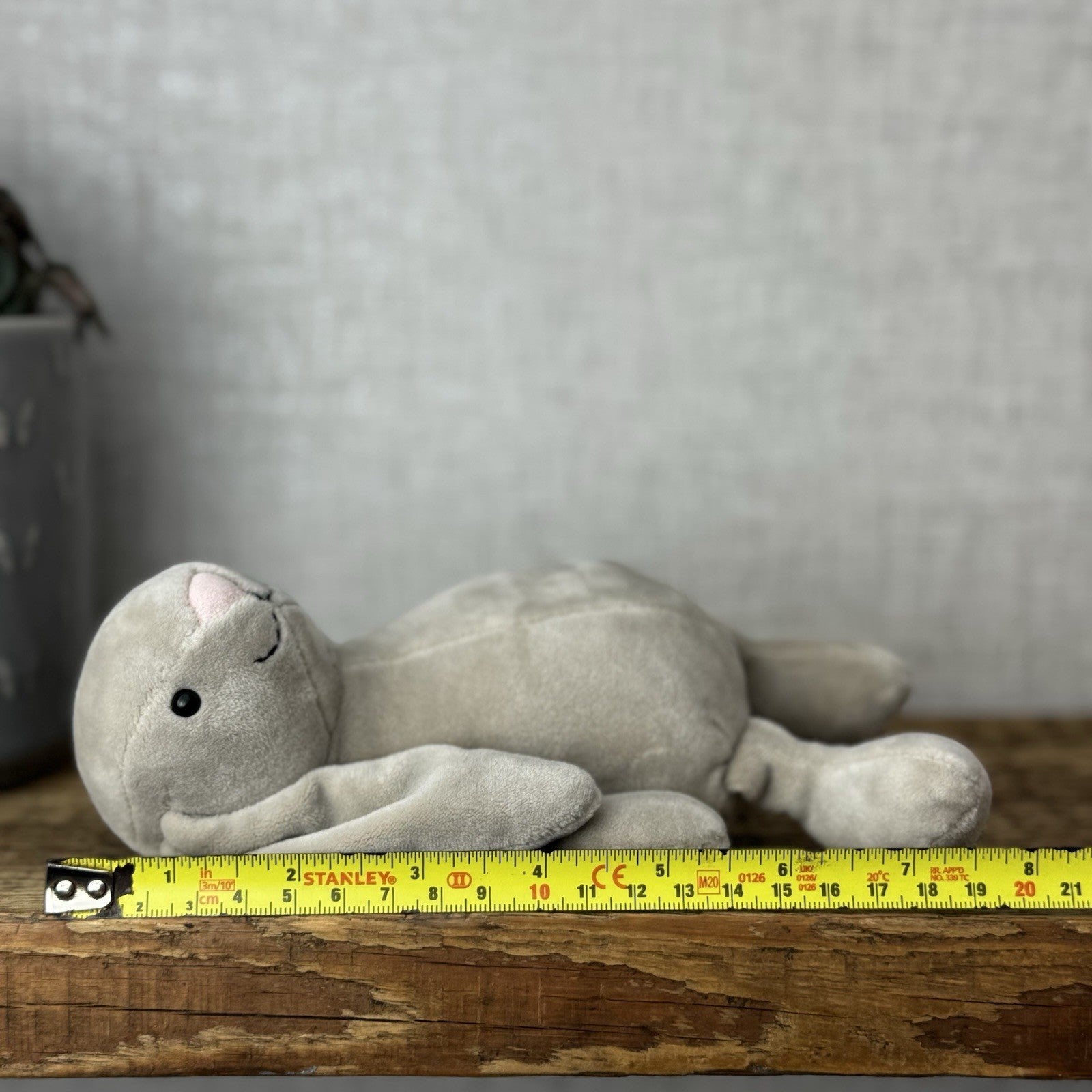 Jellycat My First Bunny - Baby Soft Beige Rabbit Toy Velour Beanie Beige 8” (#2)