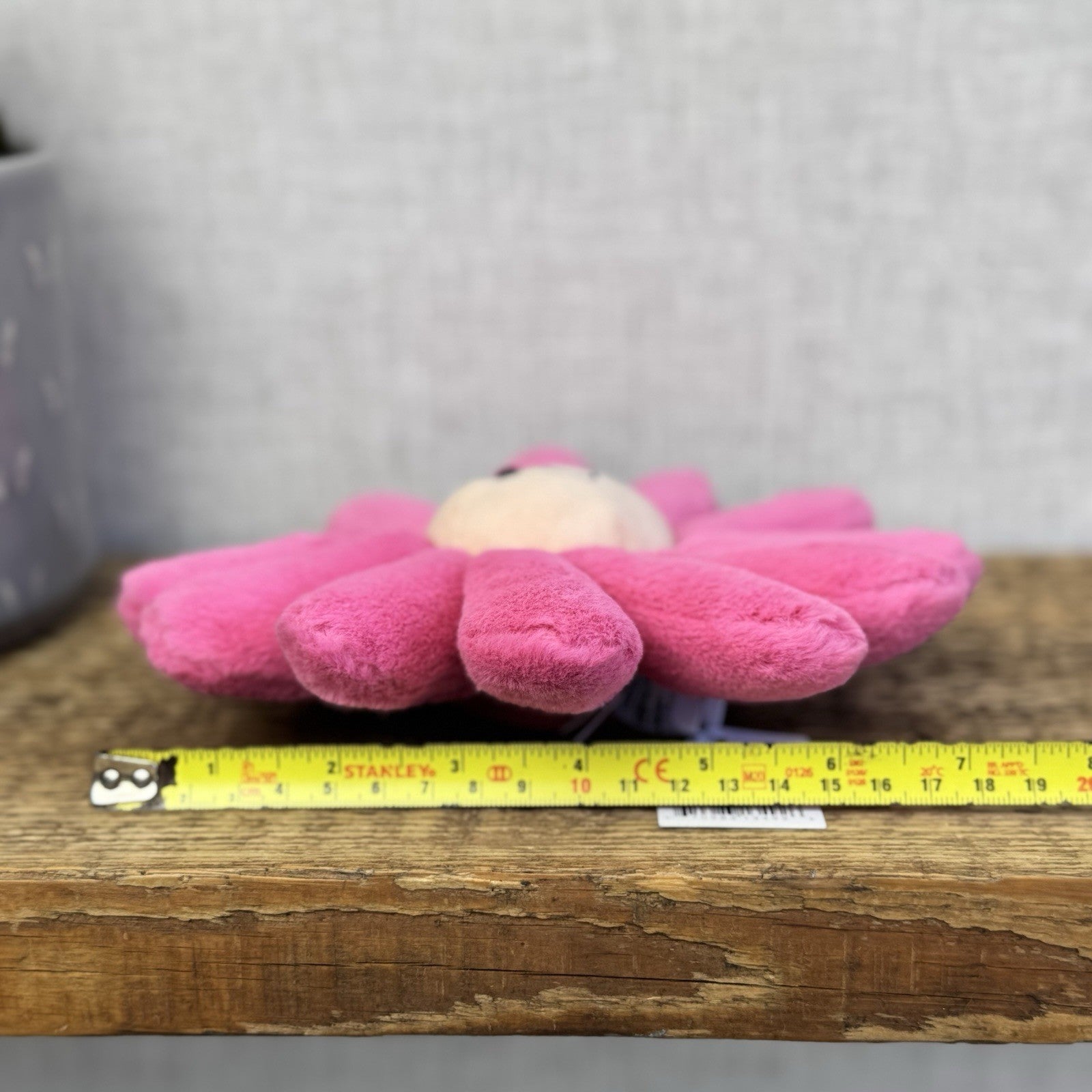 Jellycat Fleury Gerbara Small - Small Pink Flower Soft Toy With Tags Retired 8"