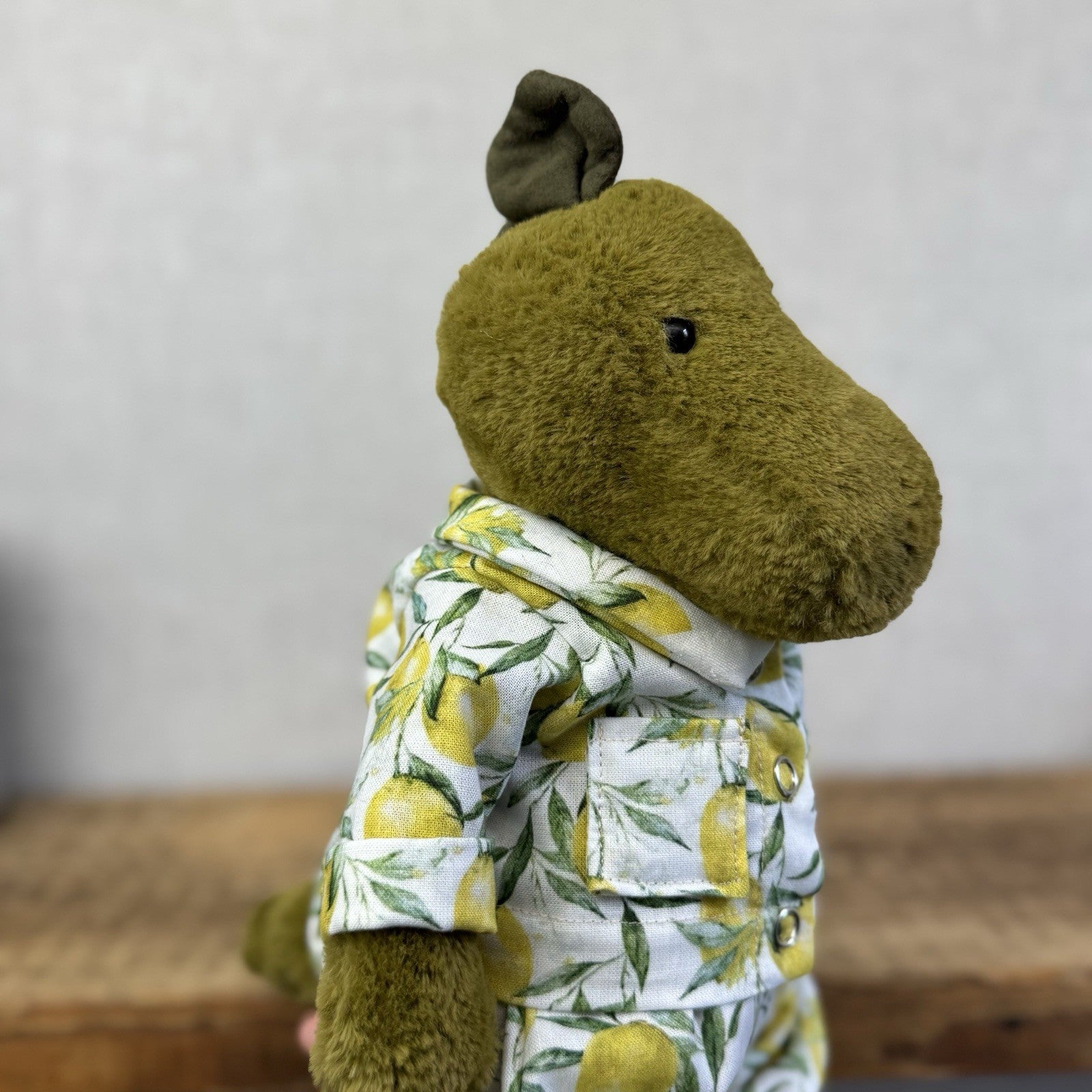 Bespoke Lemon Grove PJs - Handmade Fit Jellycat Medium Bashfuls (Clothes Only)