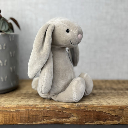 Jellycat My First Bunny - Baby Soft Beige Rabbit Toy Velour Beanie Beige 8”