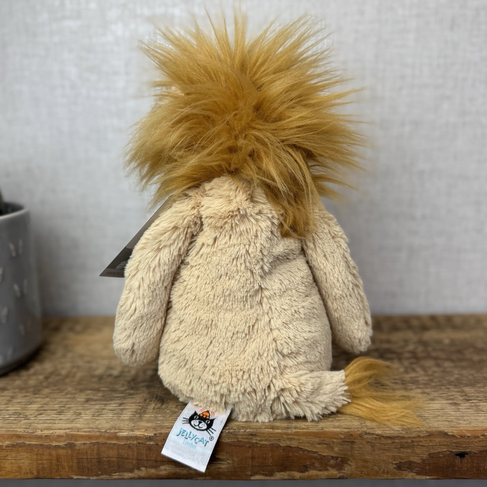 Jellycat Medium Bashful Lion Plush - Retired Medium Bashful Wild Animal 12"