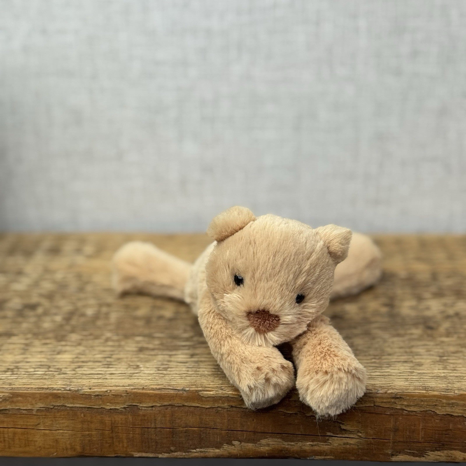 Jellycat Tiny Smudge Bear - Miniature Bear Beanie Plush New With Tags Retired 7"