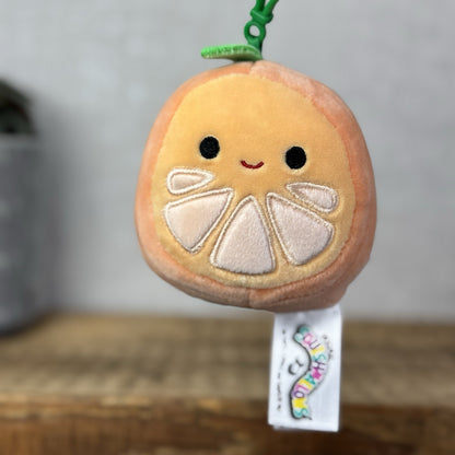 Squishmallow Keyring Clip Bagcharm - Orange Squish Bag Charm Celia 4"