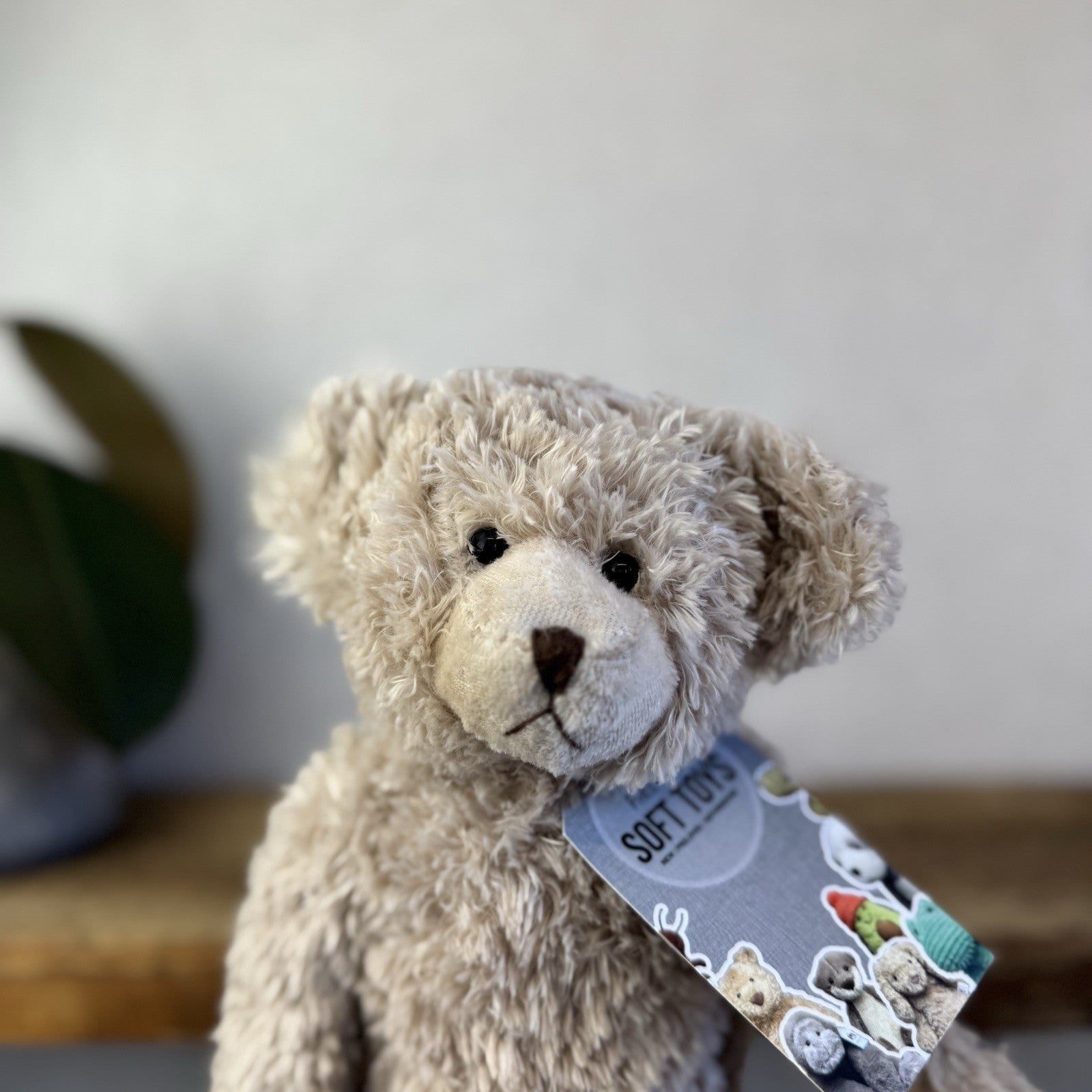 The Little White Company Bear - Traditional Beige Bear (Jellycat Collab) 10”
