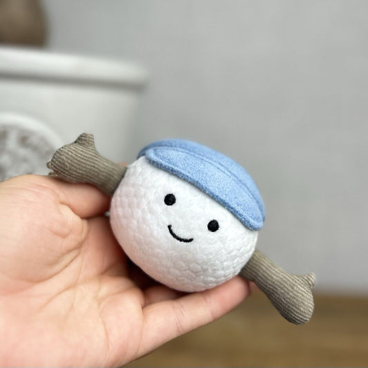 Jellycat Amuseable Golf Ball - Golf Ball Gag Gimmick Soft Toy Sport Gift
