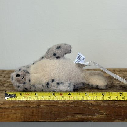 Jellycat Nauticool Spotty Seal - Tiny Fluffy Grey Seal Soft Beanie Pocket Size