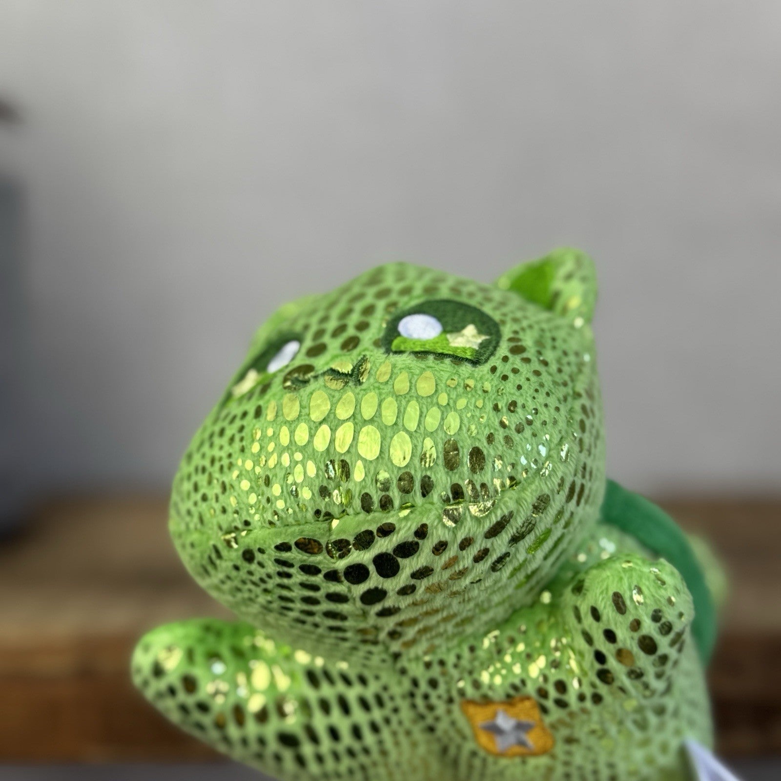 Aphmau MeeMeows - Turtle Plush Green Sparkly Sea Cat Collectible 5"