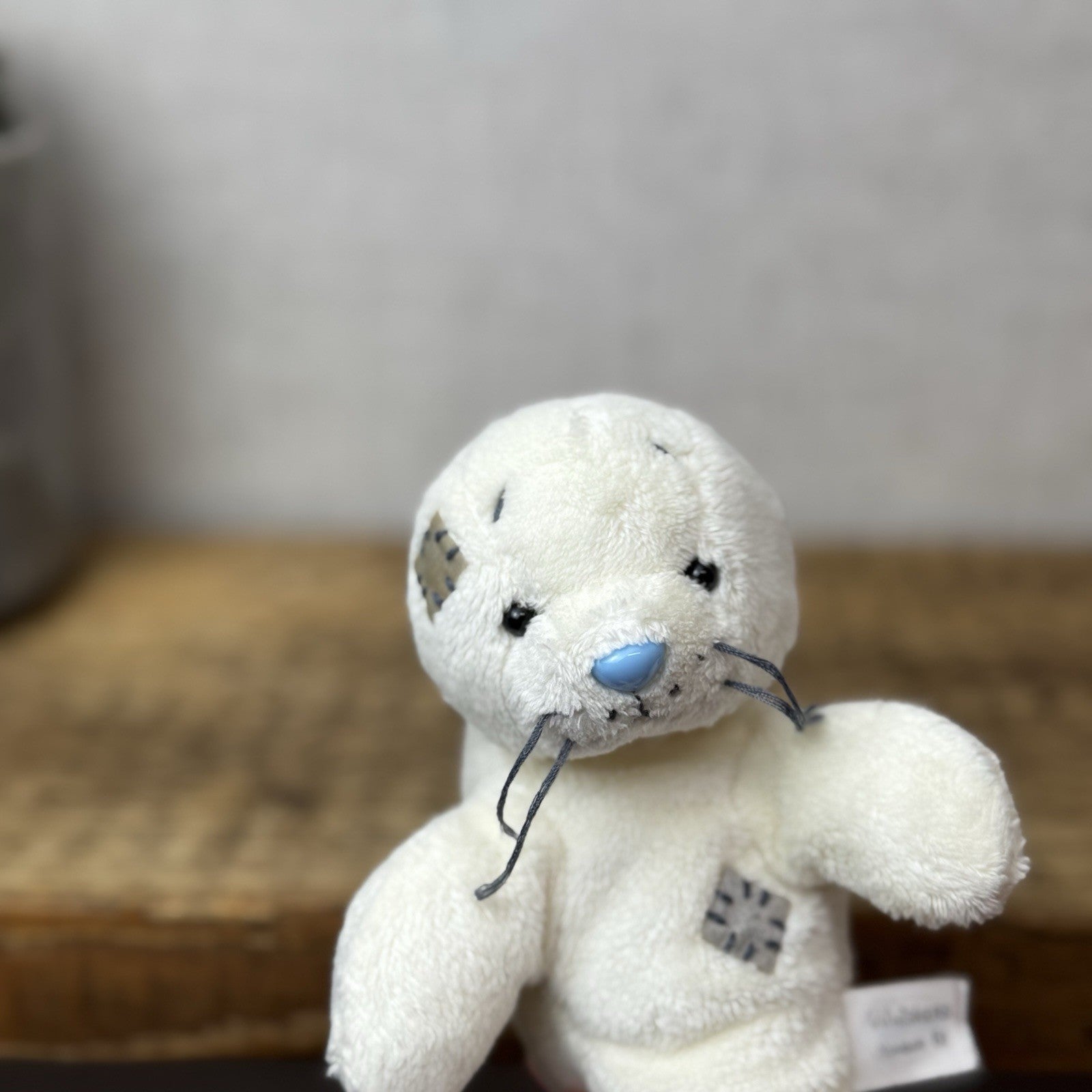 Blue Nose Friends Whiskers The Seal #61 Miniature Retired Beanie Sea Creature 5"