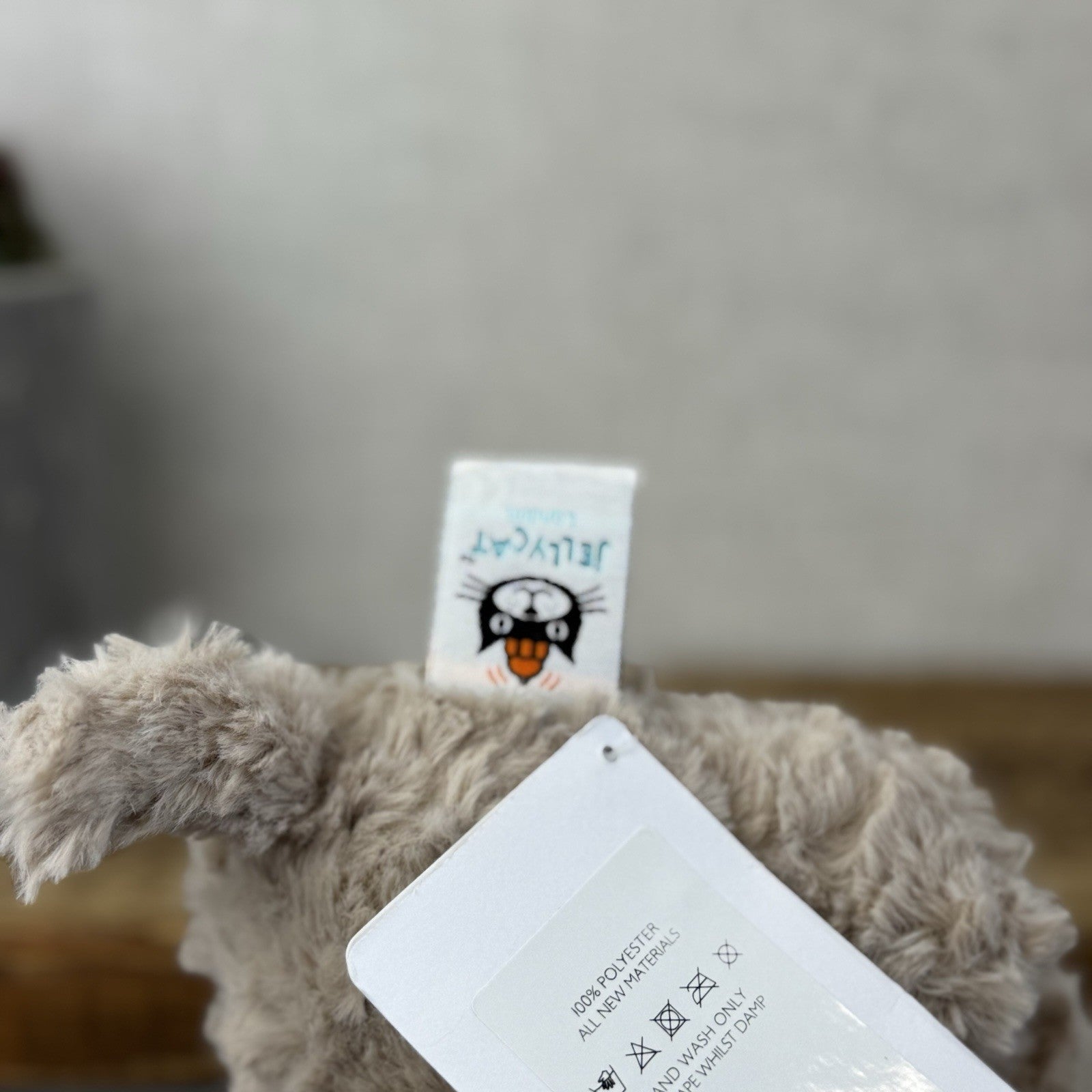 Jellycat Small Riley Fuddlewuddle Pup - New Grey White Company Exclusive 6”