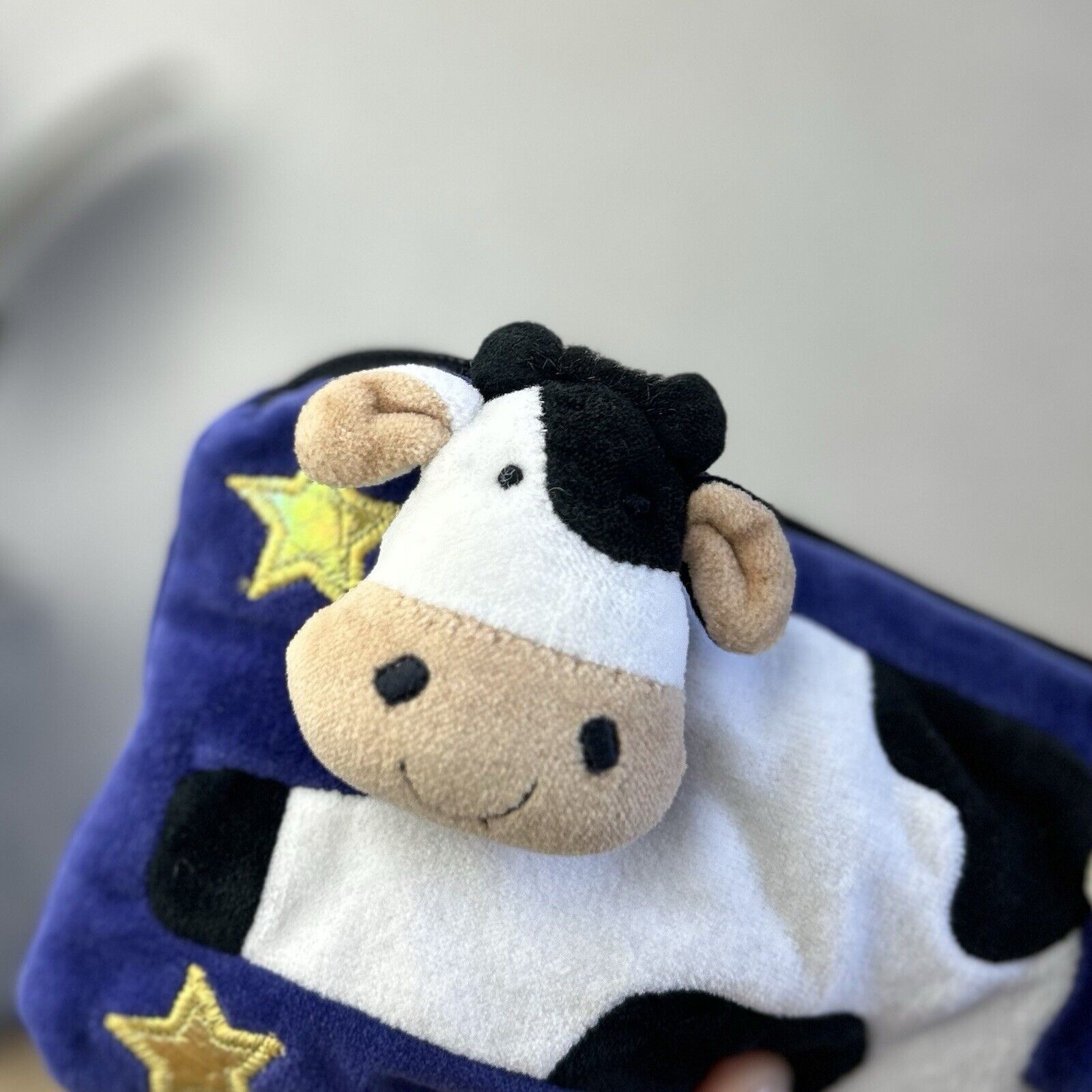 Jellycat Cow Jumped Over The Moon Purse - Jellycat Cow Purse - Small Zip Pouch