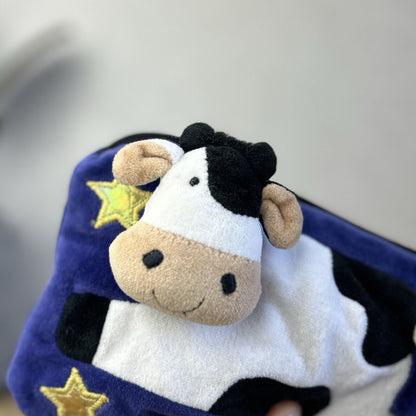 Jellycat Cow Jumped Over The Moon Purse - Jellycat Cow Purse - Small Zip Pouch