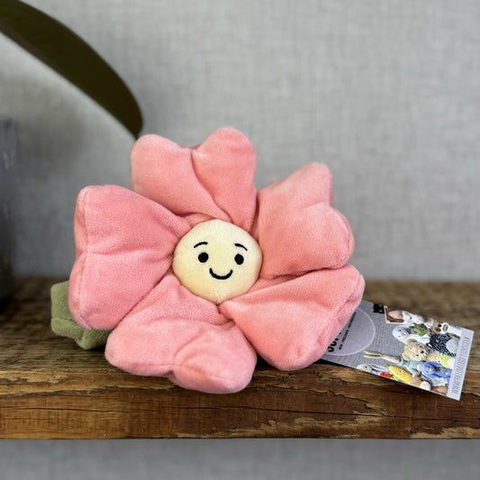 Jellycat Fleury Petunia Soother - Pink Flower Soft Comforter Baby Girl Blanket