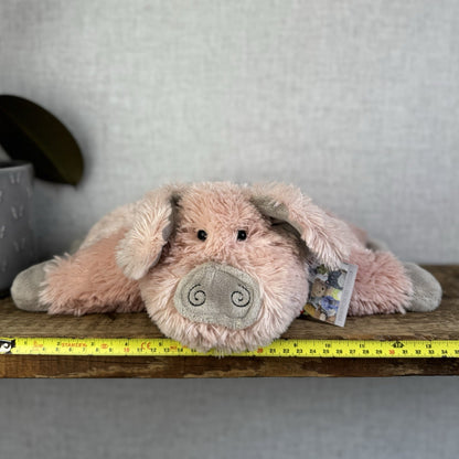 Jellycat Medium Truffles Pig - Piglet Pink Pillow Vintage Retired 14"