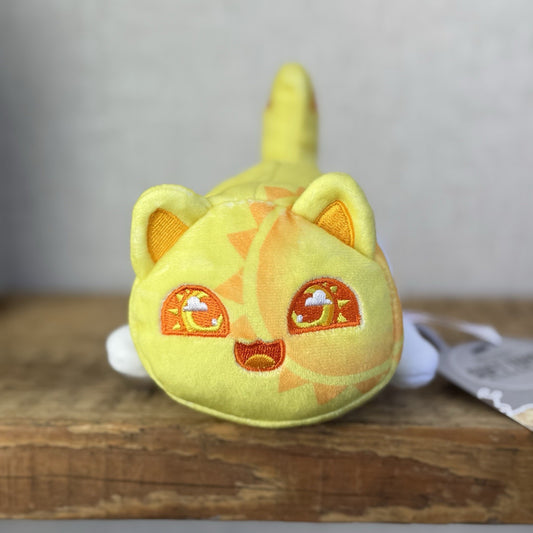 Aphmau MeeMeows - Sun Cat Celestial Mystery Litter - Yellow Sun Cat Plush 5”