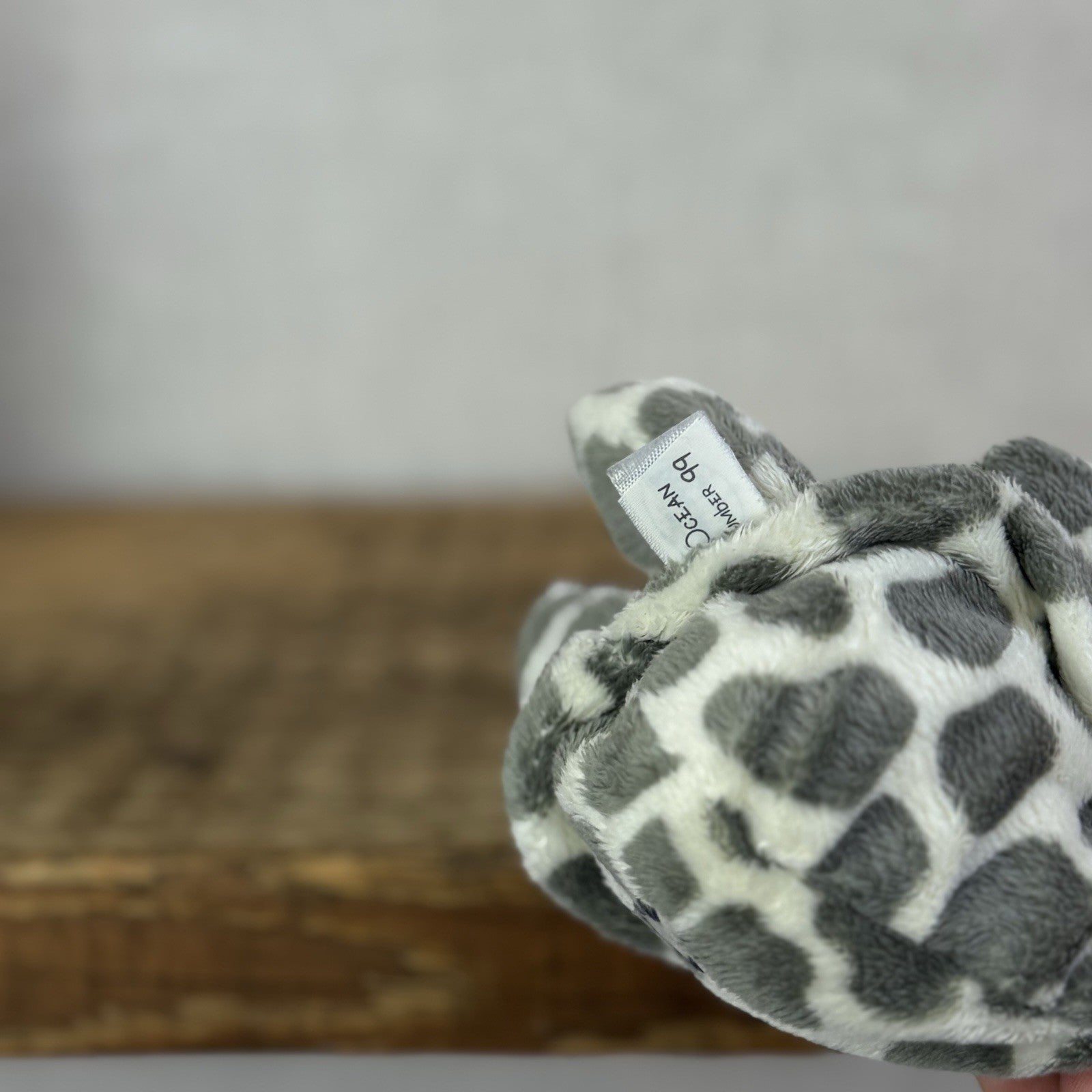 Blue Nose Friends Ocean The Turtle #99 - Pink/Grey Miniature Turtle Beanbag Toy