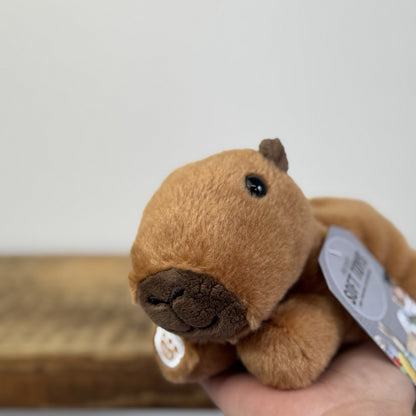 Build A Bear Mini Beans - Cabybara Mini Beanie Plush Toy 5"