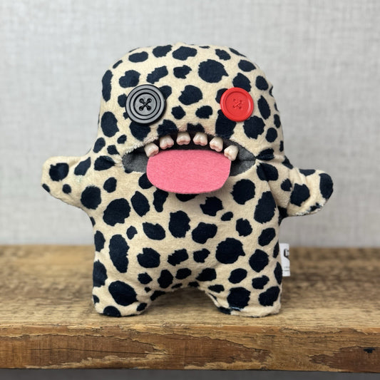 Fuggler Odd Oogah Boogah Leopard Soft Toy - Animal Print Funny Ugly Monster