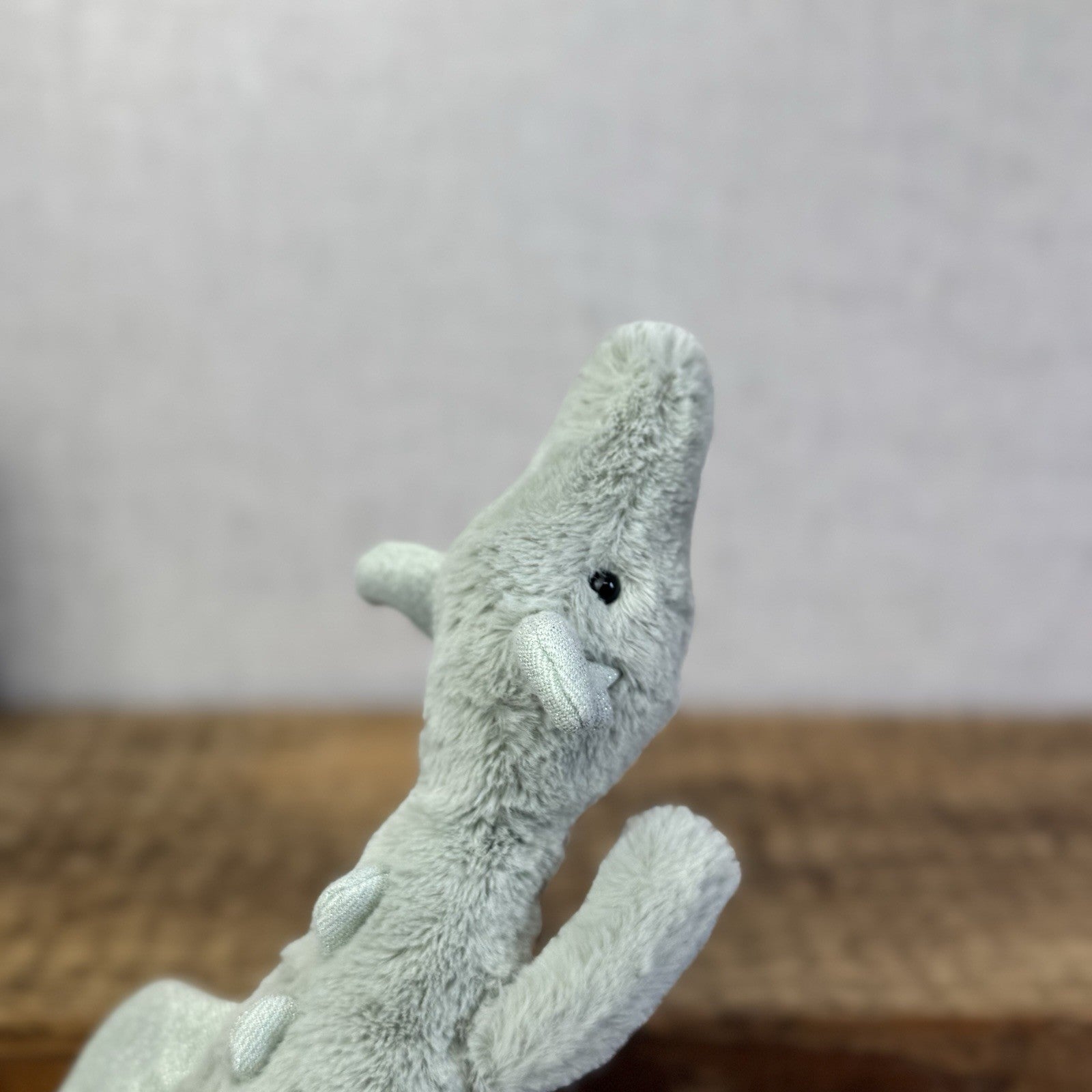 Jellycat Little Sage Dragon - Small Green Dragon Sparkly Wings Beanie Plush 11”