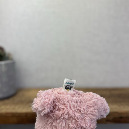 Jellycat Small Fuddles Pig - Pink Piglet Textured Beanie Retired Rare 8"