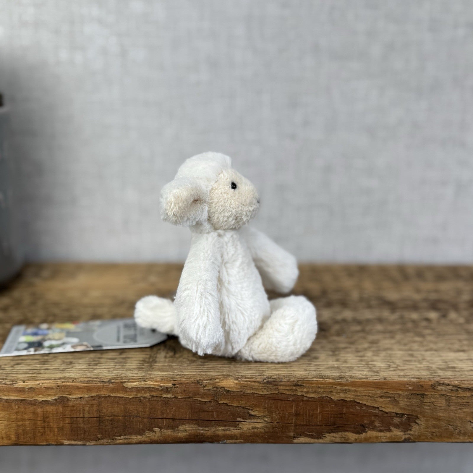 Jellycat Tiny Baby Bashful Lamb - Miniature Sheep Soft Toy Plush Retired 5"