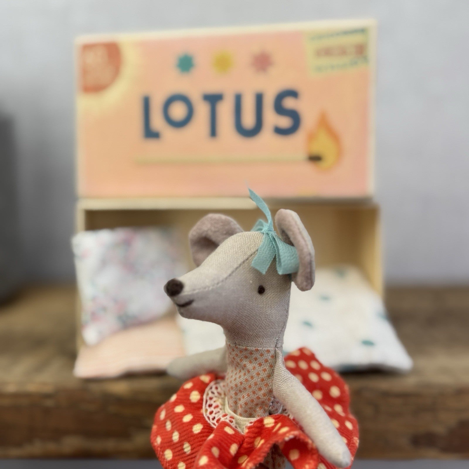 Maileg Big Sister In A Matchbox Retired 2016 - Rare New Without Tags