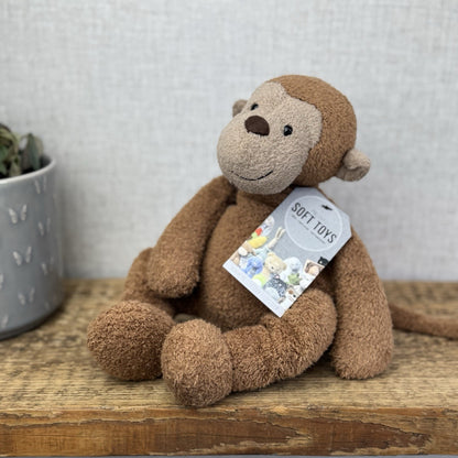 Jellycat Pelhamby Monkey - Medium Monkey Rare Retired Jellycat 12”