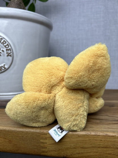Jellycat Fluery Yellow Daffodil Small - Jellycat Daffodil - Small Flower Plush 