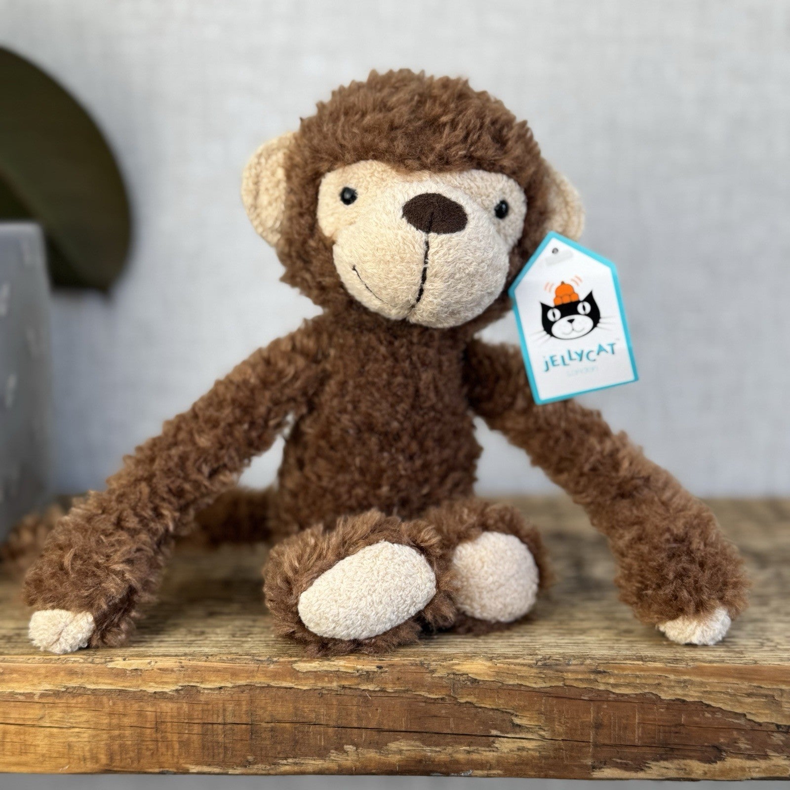 Jellycat Small Vintage Monkey - Brand New With Tags Rare 9"