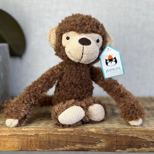 Jellycat Small Vintage Monkey - Brand New With Tags Rare 9"