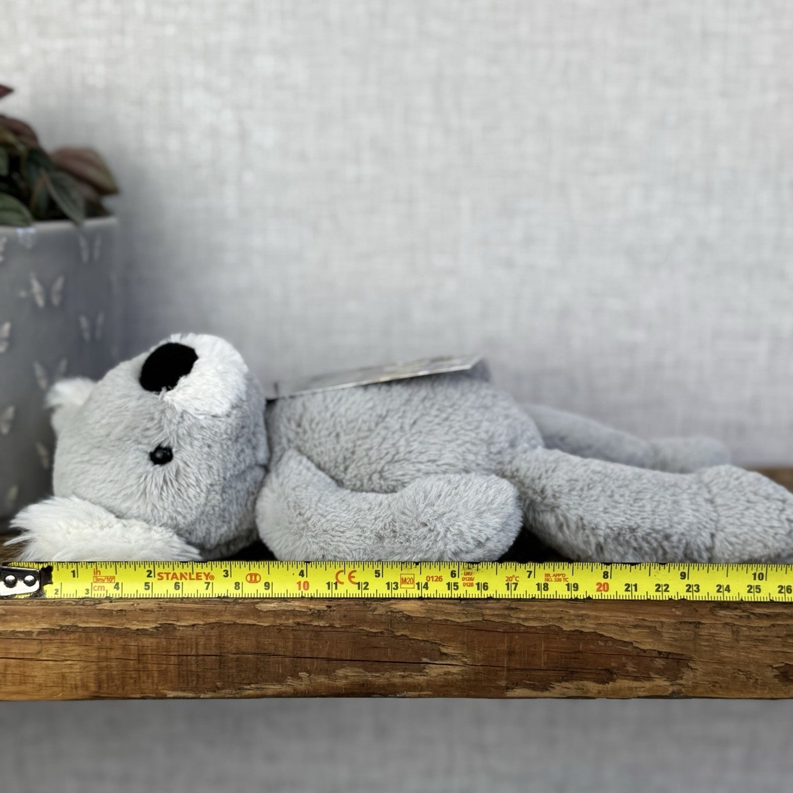 Jellycat Benji Koala Small - Retired Soft Grey Beanie Koala Snugglet 11”