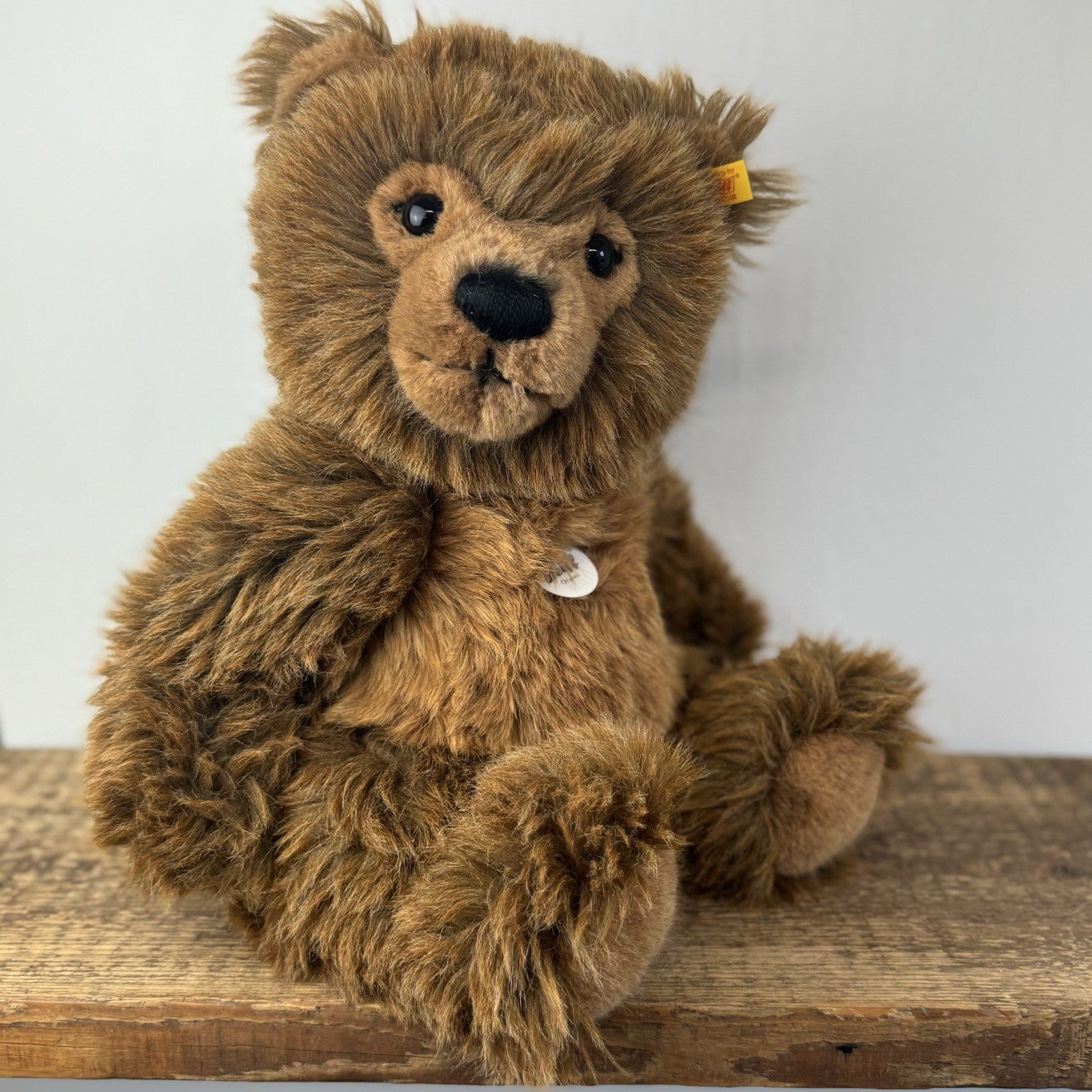 Steiff Grizzly Ted 10651 - Medium Fully Jointed Retired Bear (NWOT)