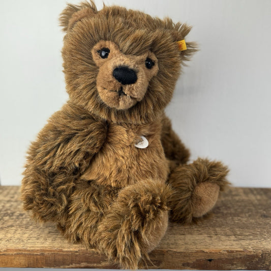 Steiff Grizzly Ted 10651 - Medium Fully Jointed Retired Bear (NWOT)