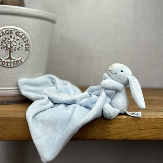 Jellycat - My First Soother Blue - Blue Bunny Velour Comforter - Baby Velour