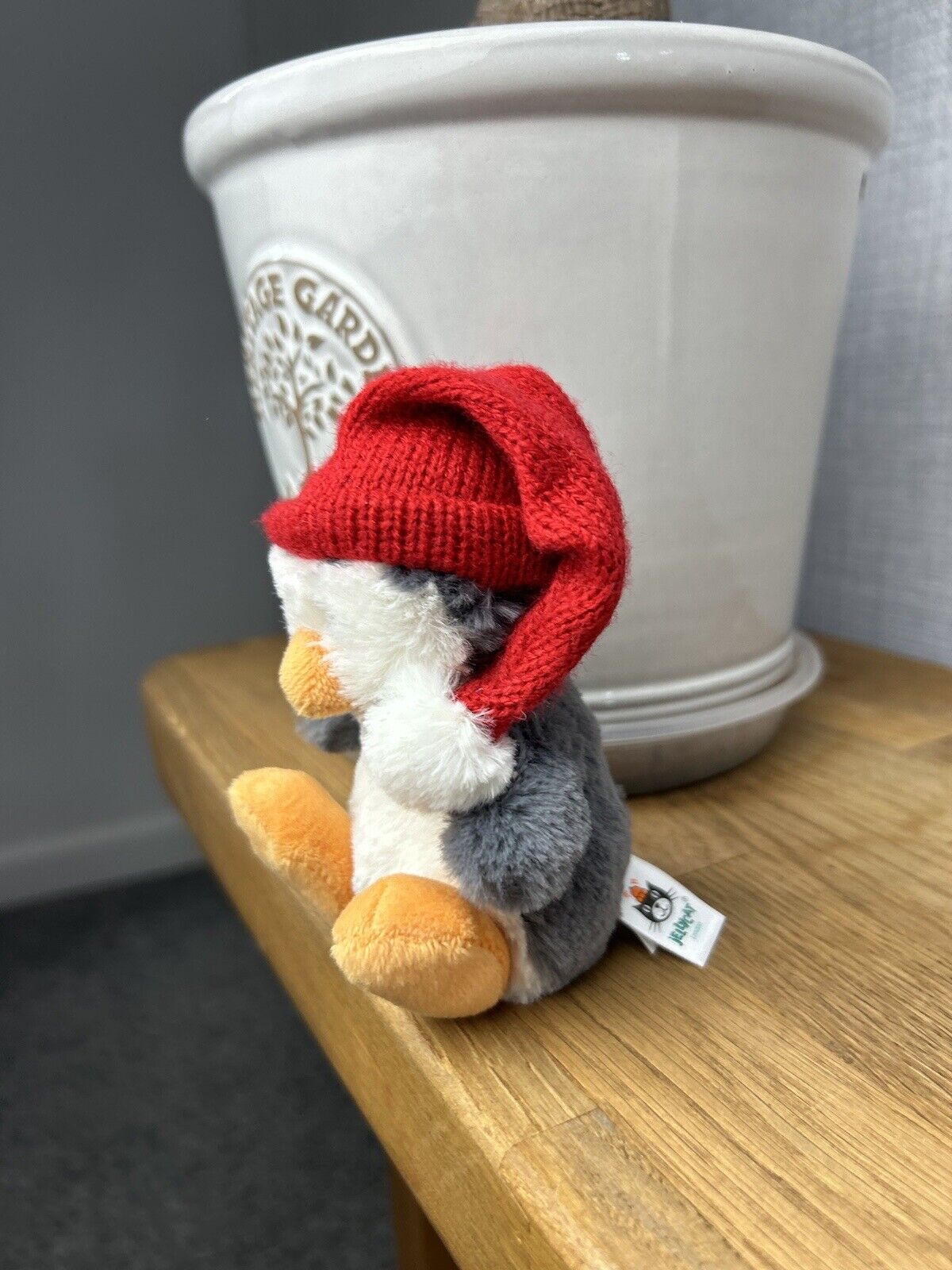 Jellycat Baby Poppet Penguin - Baby Poppet - Tiny Size 4” Little Penguin Hat